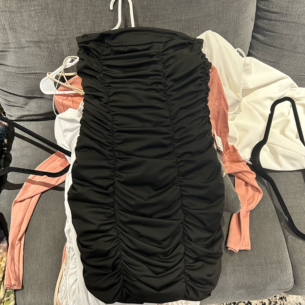 Shein ruched dress
